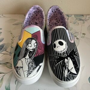 Ground Up Nightmare Before Christmas Slip On Shoes